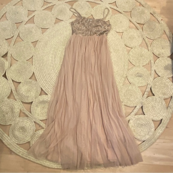 Maya sequined ASOS Maxi dress US 6 Blush - Picture 3 of 10